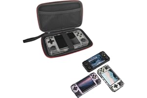 Baomaeyea EVA Hard Case for RG35XX H Handheld Game Console,Carrying Case Compatible with RG35XX H Handheld Game Console Waterproof Multi-Function Travel Storage Bag Case (RG35x H(bk))