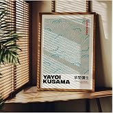 Fark Tanıtım Yayoi Kusama &Ccedil;er&ccedil;evesiz Poster, Modern Dekoratif &Ccedil;er&ccedil;evesiz Poster, Tablo, YayoiKusama-6, 30 x 40