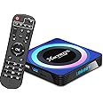 Android TV Box, Dulmssxy Smart TV Box Android 13.0 4GB RAM 64GB ROM RK3528 Quad-Core 64bit Cortex-A53 Mali 450 MP2 GPU Support 8K 3D 1080P 2.4/5.0GHz WiFi BT5.0 10/100M Ethernet DLNA USB 3.0 H.265