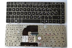 INFOELETTRONICA LO STORE DELLA CONVENIENZA E QUALITA' Tastiera Italiana per HP EliteBook 8460P, 8460W 9Z.N6RSV.C1E Cornice Silver Trackpad