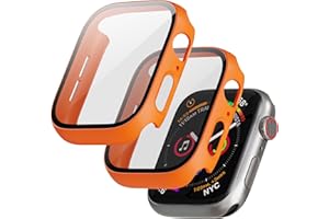 LINTEKER für Apple Watch Series SE/6/5/4 Hülle mit Displayschutz, [2 Stück] Schutzhülle kompatibel mit Apple Watch Series SE/6/5/4 44mm, HD Klar, Schutzhülle für iWatch Series SE/6/5/4