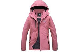 LUI SUI Chaqueta impermeable ligera para mujer Sports Mountain Chaqueta cortavientos