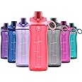 Pogo BPA-Free Tritan Plastic Water Bottle with Chug Lid, 18 Oz, Pink