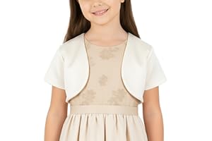 BlackButterfly Enfants Satin Manche Courte Boléro Filles