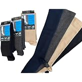 Sky Socks 4'l&uuml; Varis Seyahat Ve U&ccedil;uş Diz Altı &Ccedil;orap Seti (39-42)