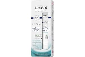 ‎LAVERA lavera Neutral Augencreme ∙ Bio Nachtkerze ∙ Intensive Feuchtigkeit ∙ Sensible Augenpartie ∙ Neurodermitis ∙ Medizinische Hautpflege ∙ vegan Bio Pflanzenwirkstoffe Naturkosmetik Augenpflege 15ml