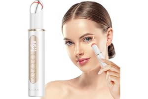 ‎ANLAN Gesichtsmassagegerät, ANLAN Augenmassagegerät 3 Arten EMS Gua Sha 40°C±2°C Warme Kompresse [LED-Display]11000±2000RPM Vibration Gesichtsmassage Rotlichtlampe Gesicht für Augenringe Entfernen