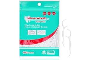 Aniuge Dental Floss Sticks,Disposable Toothpicks,Easy and Simple to Use Tooth Floss Picks for Travel,Home,Office,and Restaurant - Keeps Your Mouth Fresh and Clean with 100 Picks