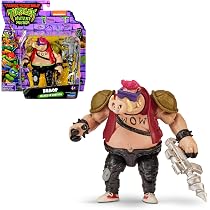 Tortugas Ninja Pack Michelangelo Vs. Leatherhead – Figuras Articuladas De 12 Cm, Con Accesorios Y Diorama, Película Caos Mutante, Desde 4 Años