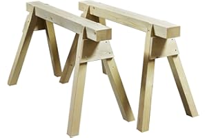 DEINE TANTE EMMA 1 Paar Gerüstbock Arbeitsbock Profi-Holzbock Zimmererbock Stützbock Holzböcke