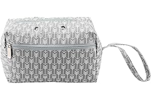 Serlium Bolsa De Tejer para Almacenamiento De Hilo, Organizador De Almacenamiento De Hilo De Viaje Resistente Al Agua para Agujas De Ganchillo, Accesorios De Tejer(Square)