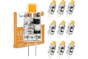 G4 1W Led Lampor Varmvit 3000K Ac/Dc 12V Led Glödlampor Ersättning För G4 10W Halogen Ljuslampa För Sovrum, Kök, Matsal, Kont