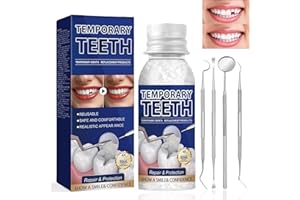 XINGBIN De/ntal Repair Kit,Temporary Tooth Filling,Home De/ntal Repair Kit for Repairing Lost Fillings,Tooth Filling Repair Kit for Fixing Broken,Teeth Repair & Replacement Kit,Missing Tooth Replacement Kit