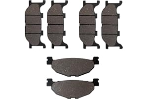 Cyleto Plaquettes de Frein Avant et Arrière pour Yamaha XP500 XP 500 T-Max Tmax 500 2004-2008 MT-03 660cc 2006-2012 XV 1100 Virago 1999 XVS 1100 Dragstar 1999-2004