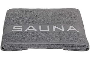 Delindo Lifestyle Saunatuch Colares, XXL Frottee Saunahandtuch für Damen und Herren, Baumwolle, anthrazit, 80x200 cm groß