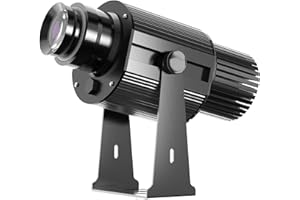 FUMENG 35W LED Image personnalisée Gobo Logo Projecteur Lumière pour Bar Club Ballroom Party Signes Publicitaires, Étanche,Noir,Remotecontrol