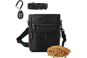 kissleaf Leckerlitasche für Hunde Futterbeutel Hundetraining für Doggy Puppy Walking/Training/Leine/Laufen, Große Kapazität Sturdy Tear-Resistant Easy to Clean