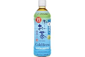 ‎ITO EN ITO EN grüner Tee, ungesüßt, Oi Ocha Matcha Cold Brew, aus ganzen ausgelesenen Teeblättern, fertig kalt gebrauter Tee in praktischer Flasche, vegan und glutenfrei (1 x 500 ml)