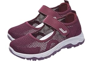 SURTTAN Sneaker Ortopediche da Donna Sneaker con Cuscino d'Aria a Punta Chiusa Scarpe Estivo Traspiranti Leggera Antiscivolo Elegante Senza Lacci Casual Running Sneakers Scarpe da Corsa