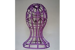 JAGAZI NATURALS UK: 1 Collapsible Wig Transporter Hat Display Stand Mannequin Dummy Head Scarf Holder. Hat, glasses, Wig