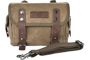 KIVRIMLARV Alforjas de motocicleta, bolsas de lona desmontables, alforjas de motocicleta, bolsas laterales para motocicleta, juego de alforjas de lona, alforjas desmontables, bolsa trasera de motocicleta, bolsas