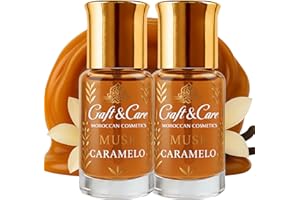 Craft & Care – Musk Caramelo Perfume Árabe Hombre & Mujer | Aceite Perfumado SIN ALCOHOL | Fragancia Dulce y Cremosa con Almizcle Suave, Atractiva, Cálida y Envolvente (1, Caramelo)