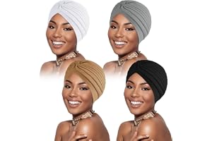 flintronic 4-pack turban, cancer kemo mössor mössa, håravfallshatt andas