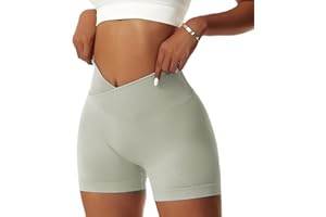 Vertvie Pantalones Cortos Mujer Short Mallas Deportivo Leggins Cortos Boxer Push Up para Mujer Cintura Alta Ejercicio Motociclista Scrunch Butt para Running Yoga Fitness Jogging