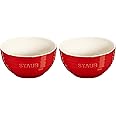 STAUB Ceramics Universal Bowl Set, 6.5-inch, Cherry