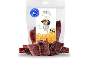 Premium Beef Gullet Flat For Dogs - 100g Highest Welfare Grade - Whole Natural Dried Healthy Snack Chew Treats by J&J Tasty Treats (100g)
