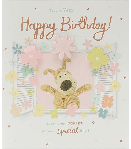 Biglietto di compleanno per lei – Simpatico Boofle