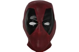 Xcoser - Máscara de Halloween/cosplay, estilo casco (cubre solo la parte del rostro), PVC