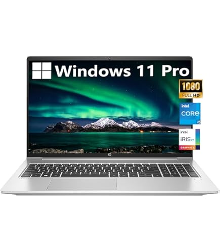 HP ProBook 450 G9 Business Laptop, 15.6 Inch FHD Display, 12th Gen