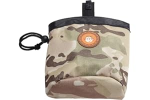 Fezf Borsa Addestramento Cane，Borsa per Cani, Borsa per Cani, Borsa per Snack per Cani, Borsa per l'Alimentazione Multifunzionale，Porta Premietti per Cani,Giallo