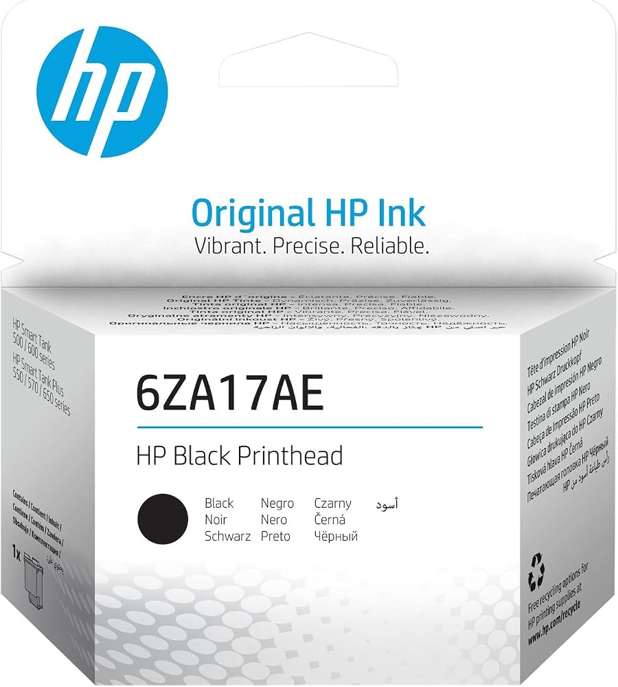 HP 6ZA17AE Siyah Baskı Kafası (6ZA17AE)