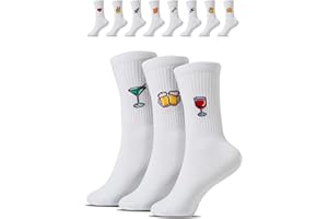 COOL SOCKS CLUB Lustige Socken mit Motiv (3 Paar), Geschenke für Frauen & Männer, Fun-Socken aus Baumwolle, Tennissocken für Damen & Herren