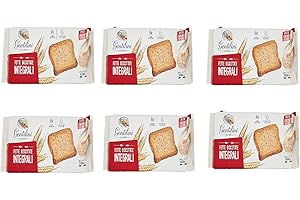 Zeus Party fette Biscottate Integrali Gentilini 6 Confezioni da 175g Senza Olio di Palma Ideali per la Colazione