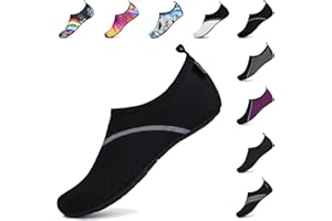 SAGUARO Scarpe da Immersione Uomo Donna, Scarpette da Scoglio Surf Spiaggia Corsa Sport Acquatico Traspirante Scarpe Traspirante Elastico Antiscivolo Super Leggere Unisex