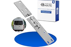 ‎YOUR DAY MATE Hecktürverrieglung für Kastenwagen, kompatibel mit Mercedes Benz Sprinter W906 Bj. 2006-18, VW Crafter 1Gen. Bj. 2006-16, Einbruchsschutz Wohnmobil, Hecktür Schloss zum Nachrüsten, Prick Stop Lock