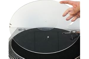 M MSDEE Turntable Slipmat for Vinyl LP Record Player 12" Acrylic Slipmat, Anti Static Mats Turntable, Improve Bass and Sound Quality, Anti Vibration Platter Mat, DJ Slipmats