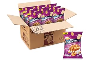 APERI SNACK Aperisnack® - AP04.006.11 - Bar Cocktail Box 50pz Monoporzione 25g Snack Salati e Stuzzichini Ideali per l'Aperitivo e Le tue Feste