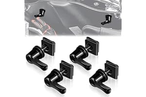 Amazicha Écrous de Fixation pour Sacoche, kit de matériel de Montage pour Sacoche, système de Dissuasion Contre Le vol, Compatible avec Harley Davidson Touring Street Glide Electra Glide Road Glide