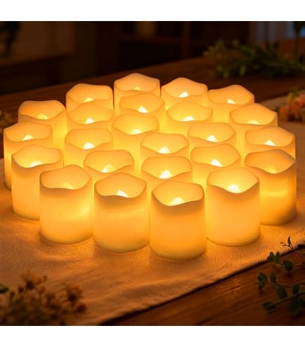 24 Flammenlose Herz-Teelichter – Batteriebetrieben, Bunt, 4x4x2 Cm, Mit Ein-/Ausschalter, Für Valentinstag & Romantik