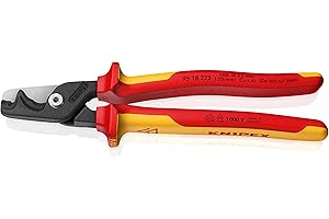 KNIPEX StepCut XL Cortacables con corte escalonado mango aislante en dos componentes, según norma VDE 225 mm, 95 18 225