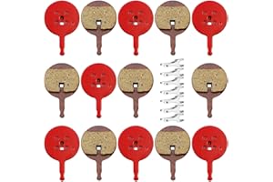 Saijer Pastiglie Dei Freni Della Bici,7 Paia Pastiglie Freno Disco Bicicletta Pastiglie Freno Semi Metallico Pastiglie Freni Resina Pastiglie Freno Mountain Bike Accessori Ciclismo per AVID BB5