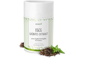 Sanuvit EGCG Grüntee-Extrakt 60 Kapseln - Reinstoffprodukt direkt vom Hersteller (hypoallergene Manufaktur)