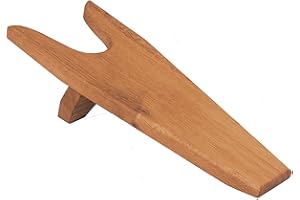 Bürstenhaus Redecker | 380025 | Schuhauszieher | Stiefelknecht Extra Stabil | Geöltes Eichenholz | Größe: 40cm | Farbe: Braun