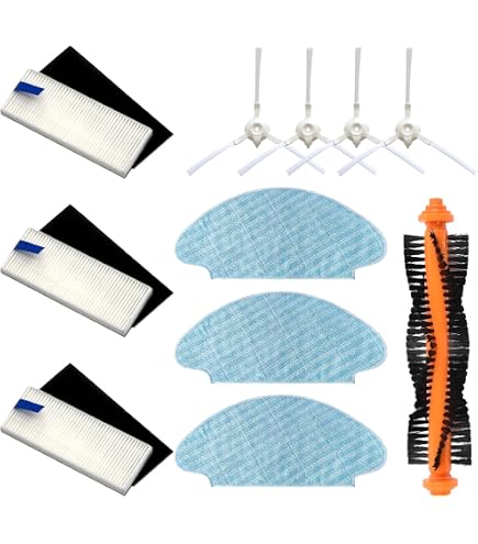 10 Panni In Microfibra Per Robot Aspirapolvere X-Plorer Serie 75 S+ (RG8597W) – Ricambi Lavabili E Riutilizzabili Per Pavimenti Duri