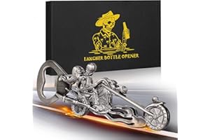 LKKCHER Apribottiglie di Birra Cavaliere Scheletro, Regali da Fare al Papà, Idee Regalo Uomo Compleanno, Regalo Festa del Papà, Regalo Originale Uomo, Regali per Papà/Lui, Regalo di San Valentino