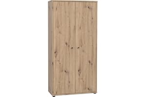 FORTE TEMPRA 2 Kommode mit 2 Türen, Holzwerkstoff, Artisan Eiche Dekor, (B x H x T) 73,7 x 149,5 x 34,8 cm
